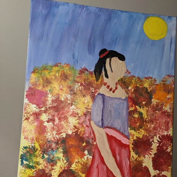 Original painting of the forest in the mist - Picture 4 of 4